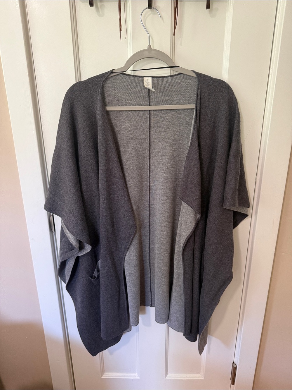 Lululemon Gray Lightweight Draped Open Cardigan